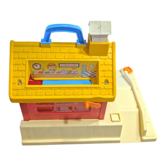 Vintage 1988 Fisher-Price School House #2550 Playground - Little People - Picture 7 of 10